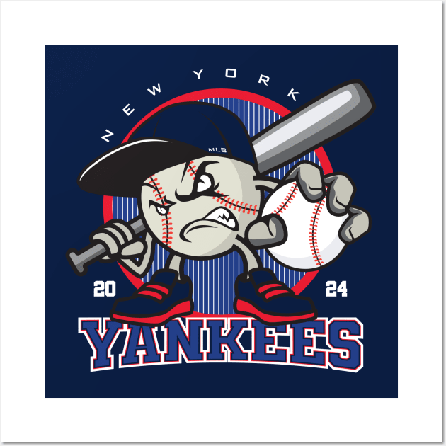 New York Baseball - 2024 Season Wall Art by Nagorniak